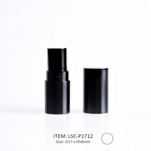 Black cute mini lipstick tube empty