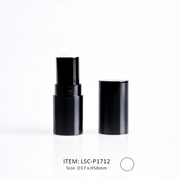 Black cute mini lipstick tube empty