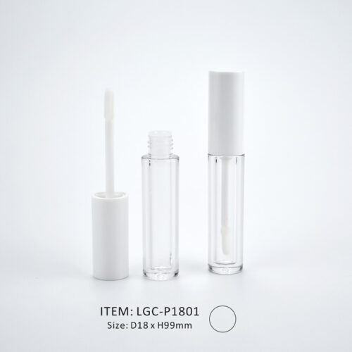 Straight Circular Lip Gloss Tube with a Long length
