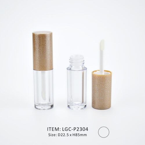 Straight Circular Lip Gloss Tube with a small volume
