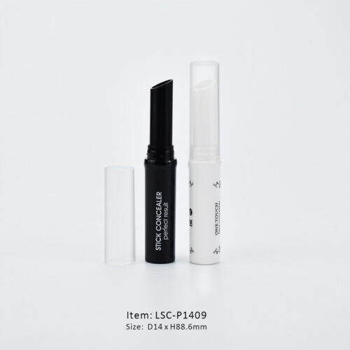 Slim Lip Balm Tube made in Youthful style equipped with a transparent cap