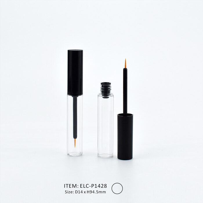 ELC-P1428-Circular Eyeliner Tube - A Straight Circular Eyeliner Tube Designed in Classic Style