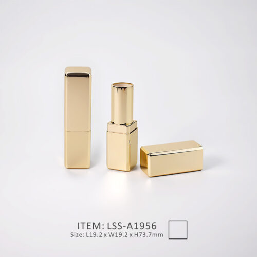 plastic aluminum lipstick tube with round corner