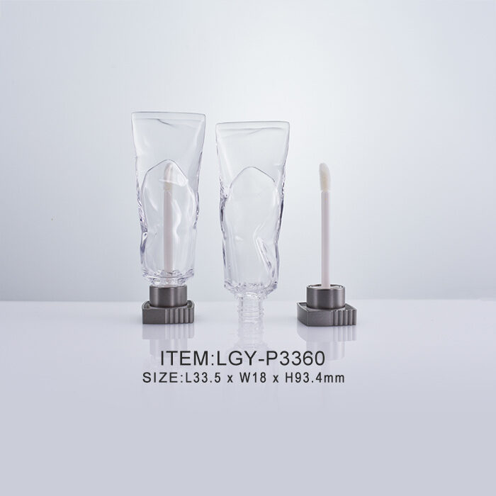 lip gloss container with unique design