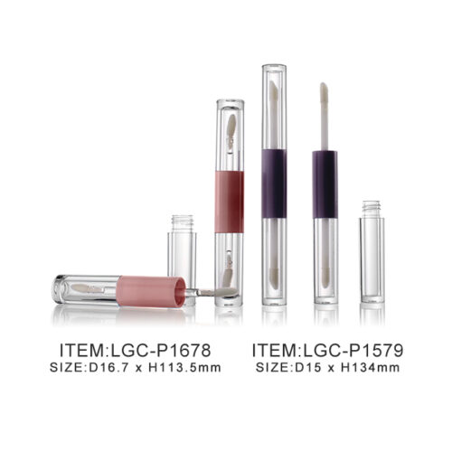 Custom Double Ended Lip Gloss Container