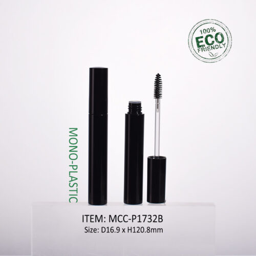 Empty MONO PET mascara container & eyelash tube