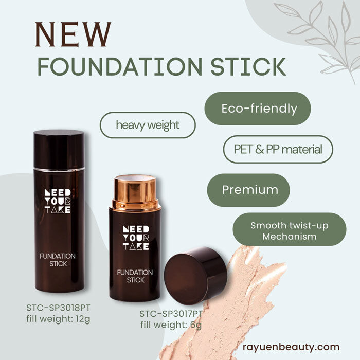 empty cylinder sustainable contour tube made of PET, recyclable