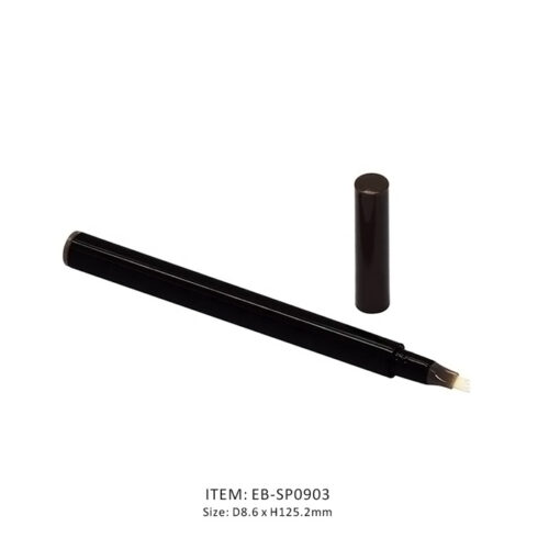 Black Micro Fork Tip Eyebrow Pen in Circular Shape