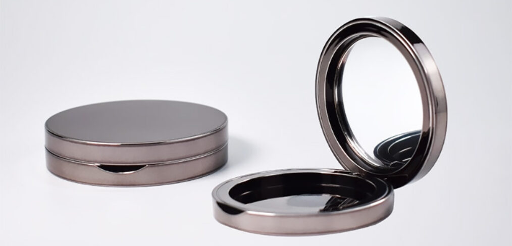 Unique Magnetic Compact Case produced in Bronze color