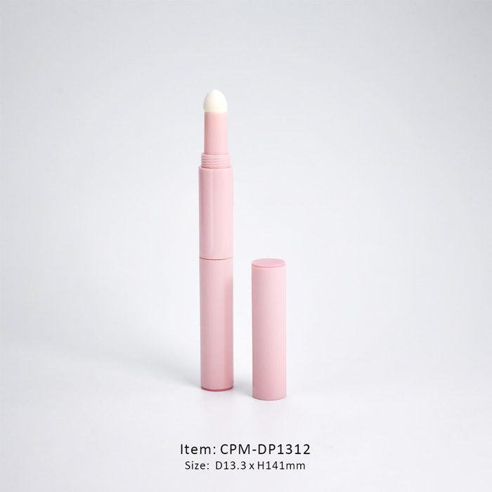 Light Pink Double End Eyebrow Pen in Slim Shape Equipped with an Applicator and a Cap on the Side