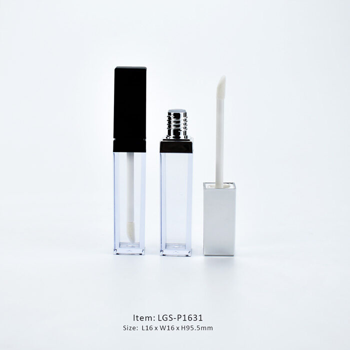 Square Lip Gloss Tube with Shoulder made in a Medium volume