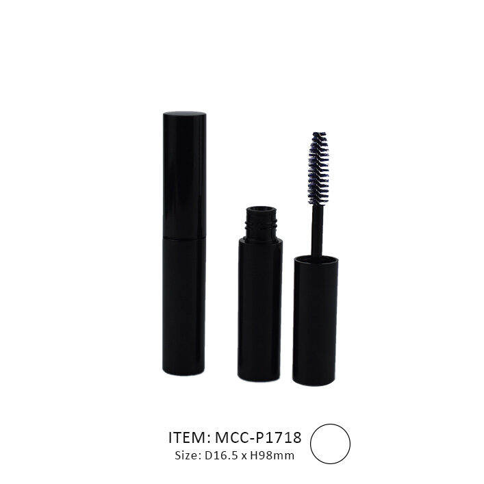 Pure Black Classic Mascara Tube assembled with a Black brush in a normal volume