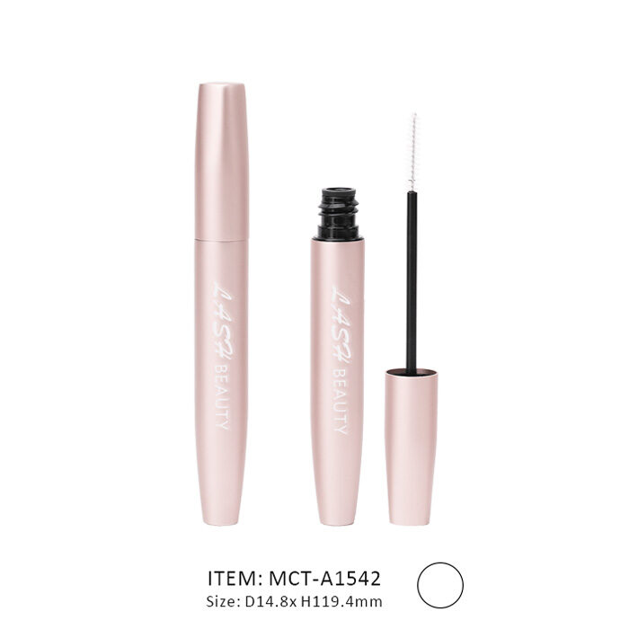 Straight Conic Mascara Tube covered in Light Pink