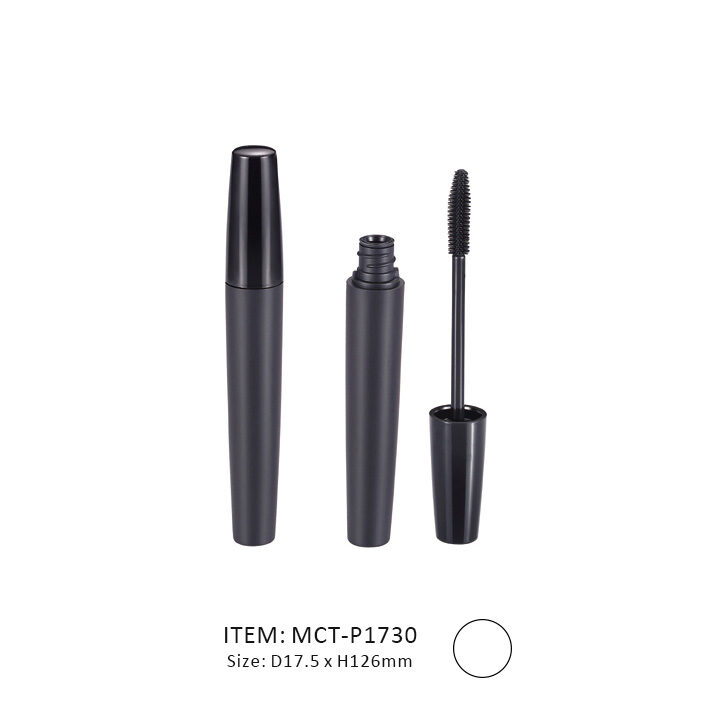 Black Conic Mascara Tube manufactured in a Short size