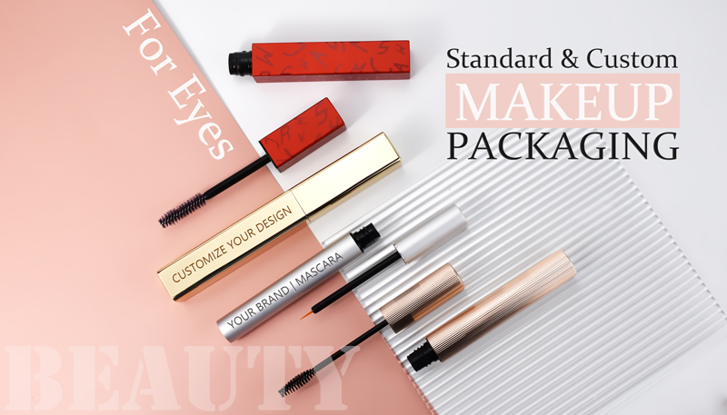 Various mascara tube products made by Rayuen Beauty