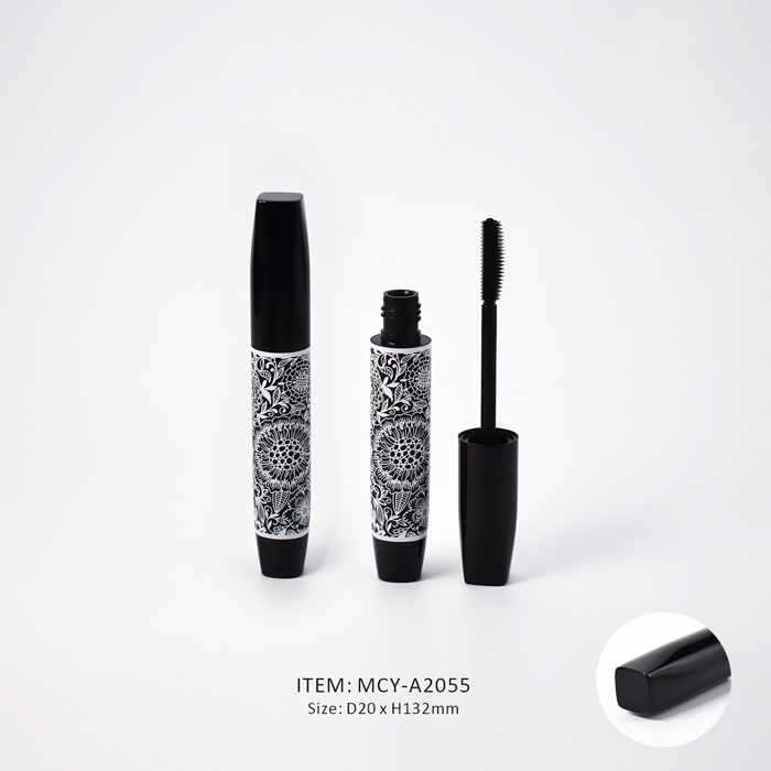 special designed mascara tube bottle with square top and bottom