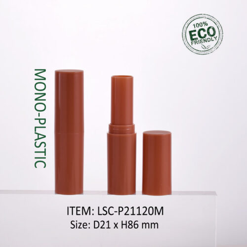 wholesale custom Mono Material Plastic PP lipstick container