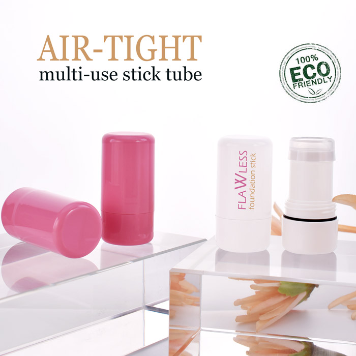 Eco-Friendly & Functional PP Airtight Stick Tubes for the Makeup Packaging Market