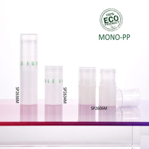 Mono-material PP Stick For Face Makeup Balms.