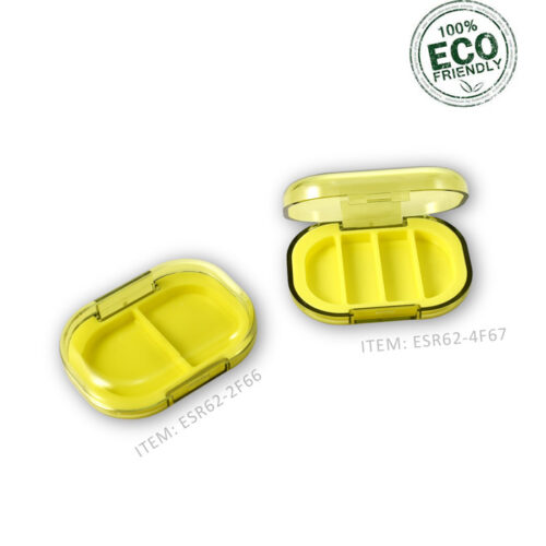 small rectangular empty eyeshadow case with round corners, 2 pans and 4 pans design for wholesale and custom design