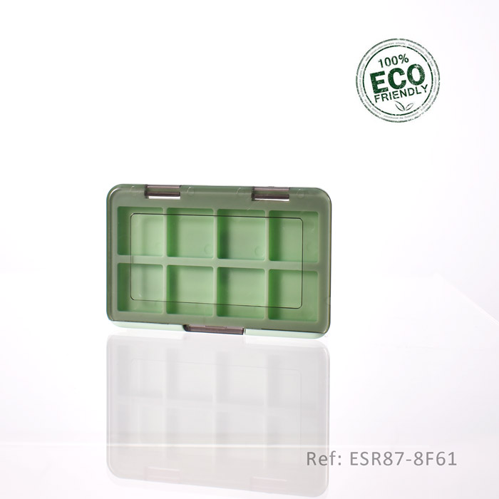 ESR87-8F61 Rectangular PET Empty Eyeshadow Palette 8 Pan Eco-friendly Packaging Wholesale & Custom (4)